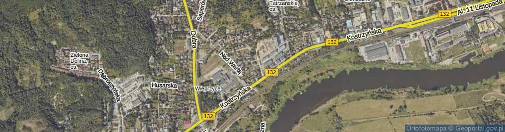 Zdjęcie satelitarne Minerów ul.